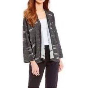 Eileen Fisher Black Sleek Tencel Kimono Sweater